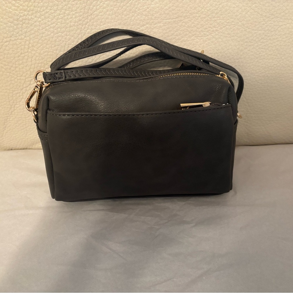 NEW Elegant Dark Grey Crossbody Bag